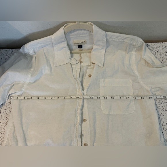 Universal Thread white cropped button up - Picture 5 of 6